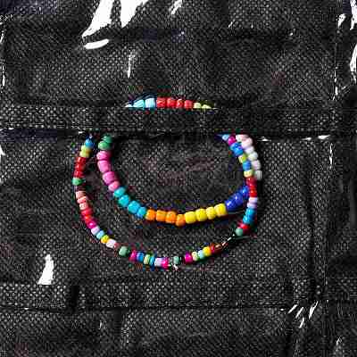 Non-Woven Fabrics Jewelry Hanging Display Bags LS-AJEW-C013-01A-1