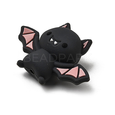 Halloween Silicone Focal Beads SIL-P011-01E-1