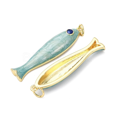 Brass Pendants X-KK-D019-29C-02G-1