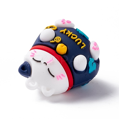 PVC Cartoon Lucky Cat Doll Pendants KY-C008-12C-1
