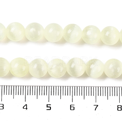 Natural Selenite Beads Strands G-C142-01C-05-1