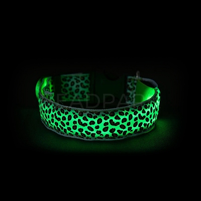 Adjustable Polyester LED Dog Collar MP-H001-A04-1