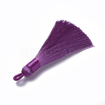 Polyester Tassel Pendants FIND-I009-B15-1