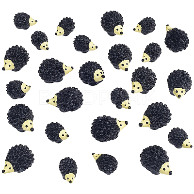 30Pcs 2 Styles Resin Hedgehog Display Decoration DJEW-GA0001-80-1