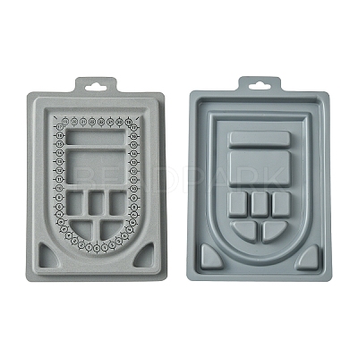 Plastic Flocked Bead Design Boards ODIS-YW0001-02-1