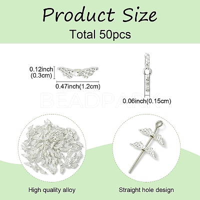 50Pcs Alloy Beads FIND-YW0006-96-1