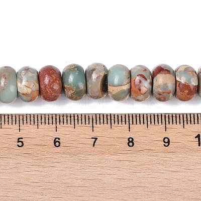 Dyed Synthetic Imperial Jasper Beads Strands G-P529-E01-A03-1