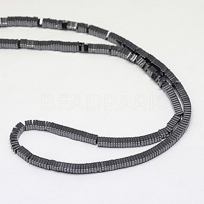 Electroplate Non-magnetic Synthetic Hematite Heishi Beads Strands G-J171A-2x2mm-03-1