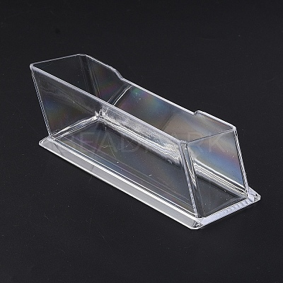 Plastic Business Card Display Holder AJEW-WH20001-68A-1