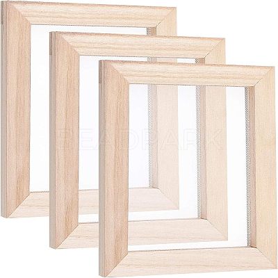Wooden Paper Making LS-DIY-WH0171-49A-1