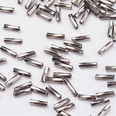 Glass Twisted Bugle Beads SEED-E002-6mm-TH-1