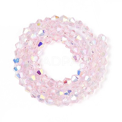 Transparent Glass Beads Strands LS-EGLA-N021-4mm-06-1