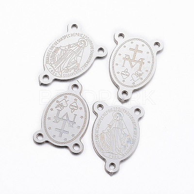 Tarnish Resistant 304 Stainless Steel Chandelier Component Links X-STAS-H378-22G-1