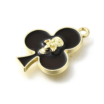 Alloy Black Enamel Gothic Style Pendants LS-PALLOY-R157-06G-09B-1