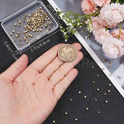 Brass Beads KK-BBC0012-06B-1