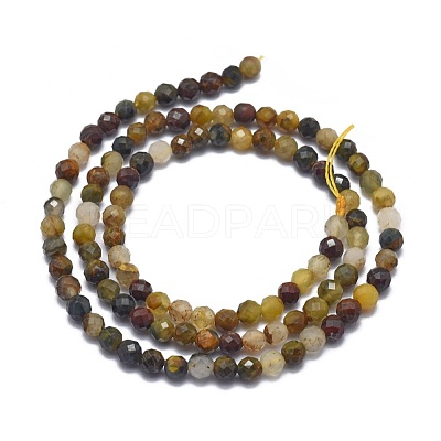 Natural Pietersite Beads Strands G-G792-37B-1