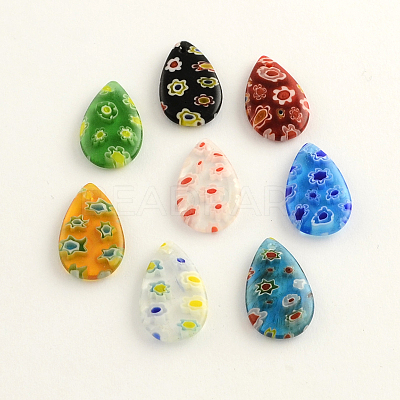 Handmade Millefiori Glass Pendants LK-R006-05-1