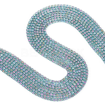 4.8 Yards Iron Rhinestone Cup Chains CH-TA0001-10D-1