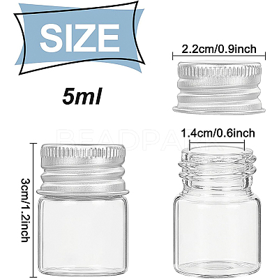 Glass Bottles AJEW-BC0001-20A-1