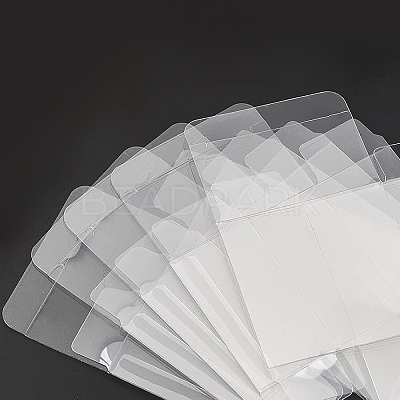 Transparent PVC Box Candy Treat Gift Box CON-WH0085-12-1