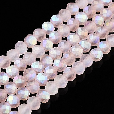 Transparent Glass Beads Strands LS-EGLA-A044-T3mm-MB22-1