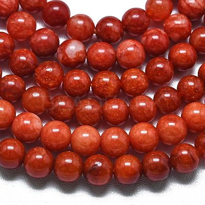 Natural Malaysia Jade Beads Strands G-L645-A01-6mm-09-1