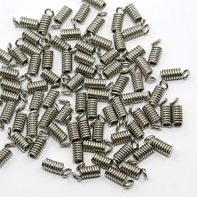 Iron Coil Cord Ends E194Y-1