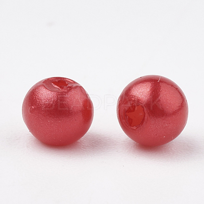 ABS Plastic Beads OACR-Q004-4mm-10-1