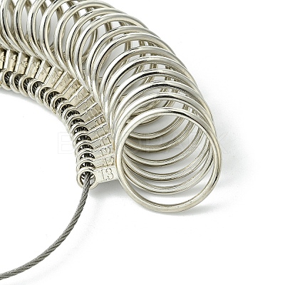 28Pcs Alloy American Calibration Ring Sizers Professional Model TOOL-YW0001-79-1