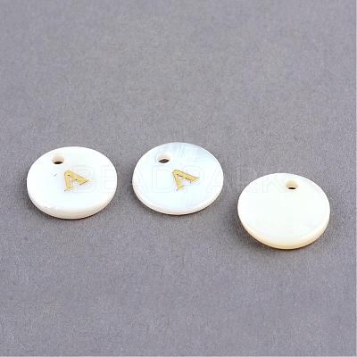 Freshwater Shell Pendants SSHEL-S249-A-1