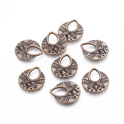 Tibetan Style Links LS-TIBEP-EA456YKG-AB-FF-1