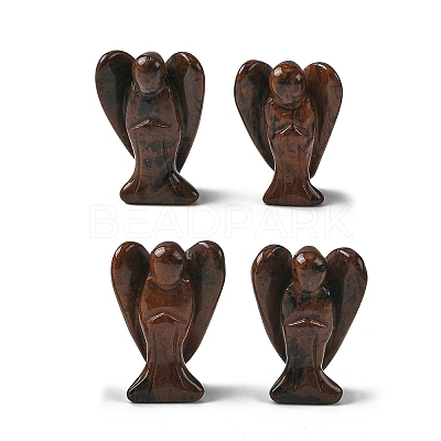 Natural Mahogany Obsidian Carved Angle Figurines GG-CBA9C2C-A22-1