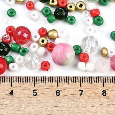 DIY Lampwork Beads & Glass Seed Beds Jewelry Making Findings Kits SEED-K010-01A-1