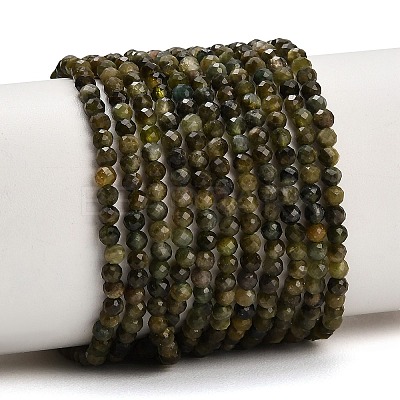 Natural Green Tourmaline Beads Strands GG-CBAA9B4-B01-02-1