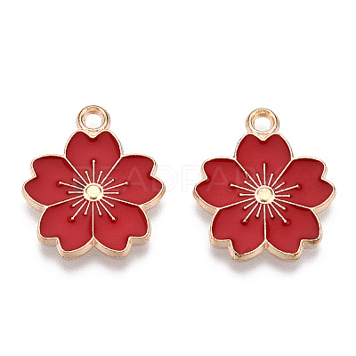 Alloy Enamel Pendants ENAM-S121-115A-1