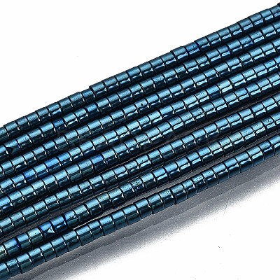 Electroplate Non-magnetic Synthetic Hematite Beads Strands G-T114-57-04-1