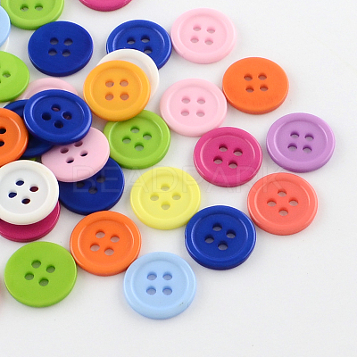 4-Hole Plastic Buttons BUTT-R034-056-1