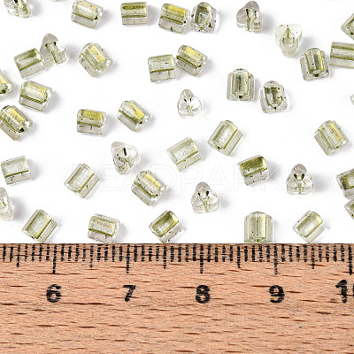 Transparent Inside Colours Glass Seed Beads SEED-T007-13O-1