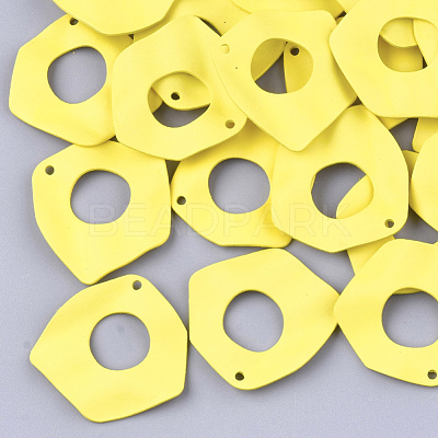 Spray Painted Iron Pendants IFIN-S704-08A-1