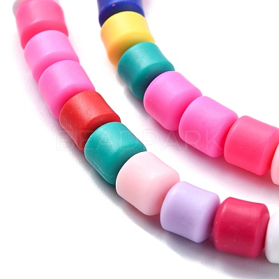 Handmade Polymer Clay Bead Strands CLAY-ZX006-01K-1