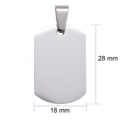 Tarnish Resistant 304 Stainless Steel Big Pendants STAS-I140-19H-S-1