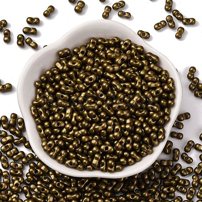 Baking Paint Glass Seed Beads SEED-L011-12A-10-1