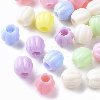Opaque Polystyrene(PS) Plastic European Beads KY-I004-09-1