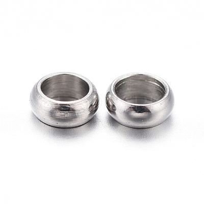 Tarnish Resistant 201 Stainless Steel Spacer Beads STAS-K200-07P-E-1