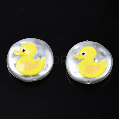 3D Printed ABS Plastic Imitation Pearl Beads KY-S163-430-1