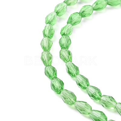 Glass Beads Strands X-GLAA-R024-6x4mm-6-1