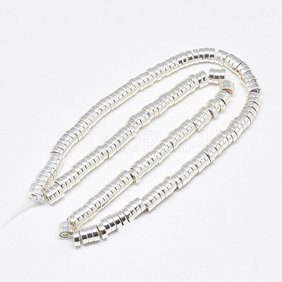Electroplate Non-magnetic Synthetic Hematite Beads Strands X-G-Q465-37S-1