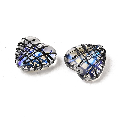 Transparent Glass Enamel Beads X1-GLAA-S388-01C-1