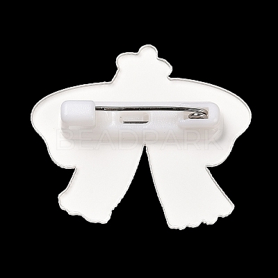 Cartoon Style Acrylic Brooch JEWB-D016-01F-1