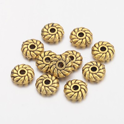 Tibetan Style Alloy Spacer Beads GLF10764Y-1